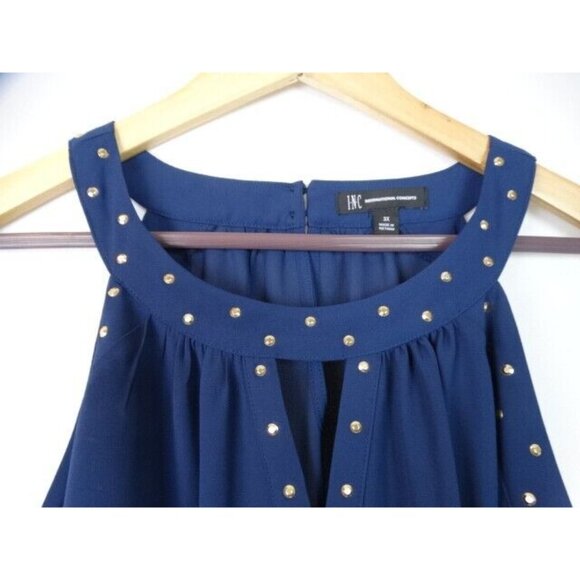 INC International Concepts Women's Top Size 3X Cold Shoulder Long Sleeve Shirt - Picture 4 of 12